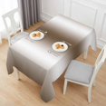 thumbnail image 6 of Brown White Ombre Table Cloth Waterproof Tablecloths, Abstract Art Modern Brown Gradient Tablecloth Dining Table Cover for Kitchen Party Tabletop Outdoor, Rectangle Tablecloth 60x120 Inch, 6 of 9
