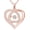Rose Gold, variant on THOYAS Heart Dance Moissanite Necklace for Women, Sparkling 1 CT CTTW Moissanite Heart Pendent, Stunning Necklace with Brilliance in Motion Gifts for Her on Anniversary, Valentines, Xmas