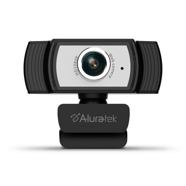 Aluratek AWC04F - HD 1080P Video Webcam Full HD Webcam with Built-in Microphone, Manual Focus, w/Adjustable Clip Perfect for Streaming, Video Calls, and Online Meetings