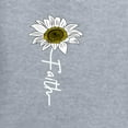 thumbnail image 6 of Wild Bobby Faith Flower Script Inspirational/Christian Women Racerback Tank Top, Heather Grey, X-Large, 6 of 6