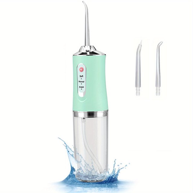 4 In 1 Water Flosser For Teeth, Cordless Water Flossers Oral Irrigator With DIY Mode 4 Jet Tips, Tooth Flosser, Portable And Rechargeable For Home Travel, For Men And Women Daily Teeth Care, Ideal For