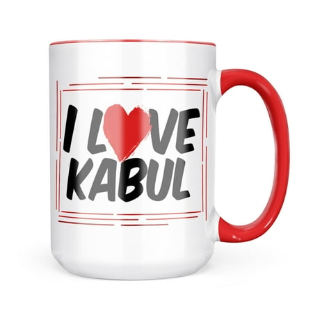 

Neonblond I Love Kabul Mug gift for Coffee Tea lovers