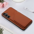 thumbnail image 5 of Mantto for Samsung Galaxy S23 FE Wallet Case, Double Magnetic Clasp Back Flip Kickstand with RFID Blocking Credit Card Holder Folio Durable Leather Phone Cases for Women Men Girls,Brown, 5 of 8