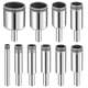 thumbnail image 1 of Juego de brocas 10 piezas Kit de sierras de corona para azulejos, cerámica y botellas de vidrio, 1 of 8