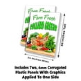 thumbnail image 2 of Farm Fresh Collard Greens (24" X 36") 4mm Corrugated Plastic Panel, Graphics Applied To 1 Side (Pk of 2), 2 of 4