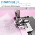 6pcs Rolled Hem Presser Foot, EEEkit Sewing Machine Presser Foot Kit