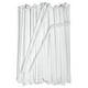 thumbnail image 3 of Pajitas flexibles de plástico blanco | Pajita desechable envuelta individualmente | Codo suave y flexible | 8,26 pulgadas x 0,23 pulgadas | Paquete a granel de 100 | Uso de cocina, comedor, hogar, 3 of 7
