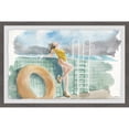 thumbnail image 2 of Mustard Swimsuit Framed Painting Print, 2 of 5