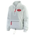 thumbnail image 2 of Women's WEAR by Erin Andrews Gray New Jersey Devils Polar Fleece Quarter-Zip Jacket, 2 of 5