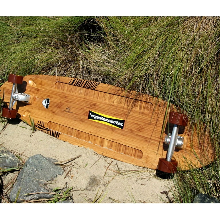 Hamboards Pinger Surf Skateboard Bamboo Smoke Stacks 5'7