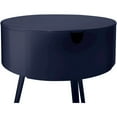 thumbnail image 4 of Meridian Furniture Bali Navy Metal Nightstand, 4 of 7