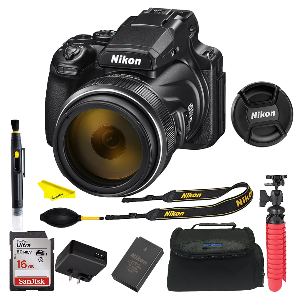 Nikon coolPIX P1000 125X optical zoom Digital camera with accesories