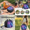thumbnail image 6 of Bulopur Boys 17 Inch Backpack Set 4 Piece Galaxy Wolf Print School Bookbag with Lunch Box, Water Bottle Holder and Pencil Case for Elementary, 6 of 8