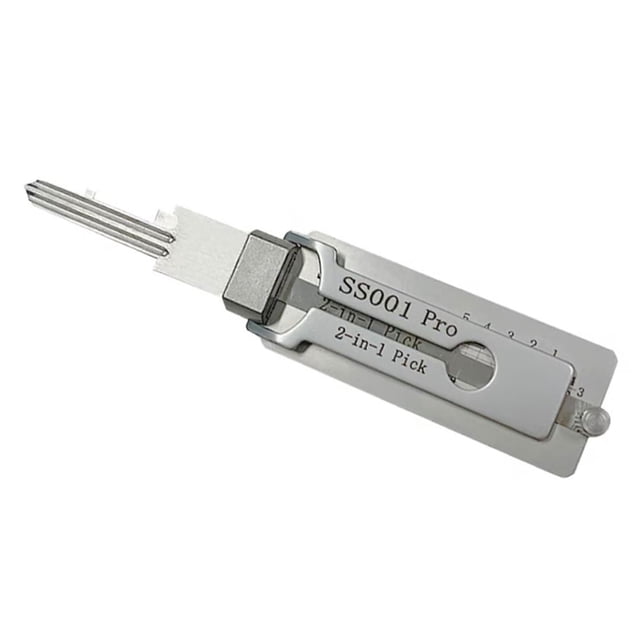 Herramienta 2-en-1 Clave acero inoxidable Gancho precisión portátil y mano recogida