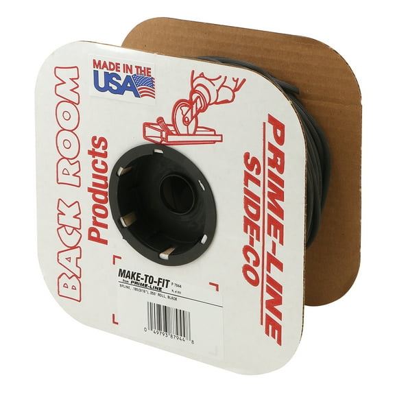 Screen Retainer Spline, 0.185 in. (3/16 in), Black, 1 Roll of 250 ft.