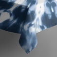thumbnail image 4 of Blue Tie Dye Starburst Pattern Rectangle Tablecloth 60"x120",Waterproof Polyester Rectangle Table Cloth, Wipeable Spillproof Polyester Tablecloth for Dining, Camping, Indoor and Outdoor, 4 of 6