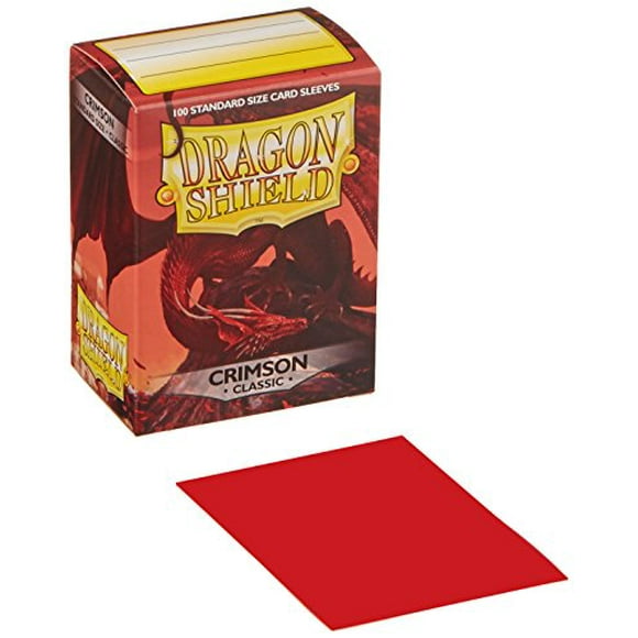 Arcane Tinmen ATM10021 Dragon Shield Crimson Card Sleeves - 100 Count