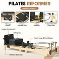 thumbnail image 3 of Syedee Pilates Reformer Machine, Wood Pilates Machine Bed Yoga Exercise Strength Training Equipment with Pilates Chair for Home Workout, 3 of 12