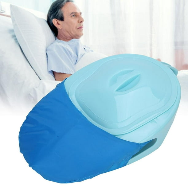 Cuvette de lit en plastique Ymiko avec couvercle Comforable - Aide à  l'incontinence des toilettes pour hommes et femmes