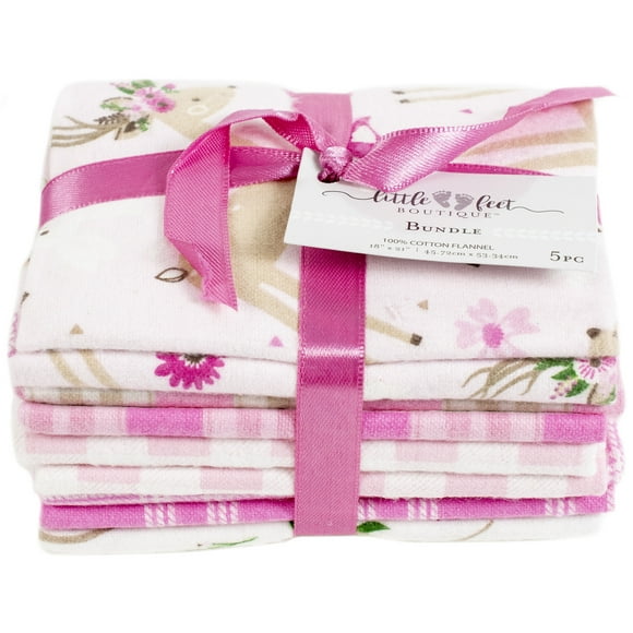 Fabric Editions Little Feet Boutique Fat Quarter Bundle 5Pcs-Wild And Free