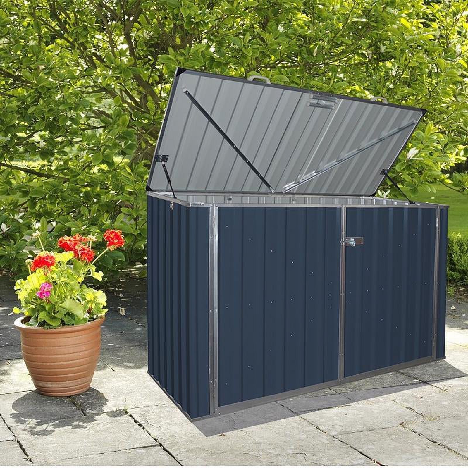 Build-Well 7694235 6 x 3 ft. Metal Horizontal Storage Shed without Floor Kit - image 3 of 3