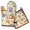 Fall Pumpkins Leaves Pattern-2, variant on Fall Pumpkins Leaves Pattern Kitchen Oven Mitt and Pot Holder Sets 2 Pcs for Baking, Cooking and Grilling, Heat Resistant Up To 392 °F