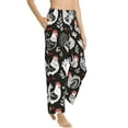 thumbnail image 2 of Balery Laying Hens And Roosters print Women's Pajama Pants,Ultra Lightweight Pjs,Lounge Pant-X-Large, 2 of 9