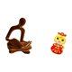 thumbnail image 5 of Figura del pensador abstracto,Estatua de Pensador Abstracto,Arte,Decoración para el Hogar,Figura humana decorativa para estantería de oficina coleccionable,Estatua de serpiente china,Estatua, 5 of 8