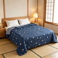 thumbnail image 4 of Lightweight Summer Cooling Quilt 140x200 cm, Multicolor Polyester Breathable Air Conditioner Comforter Bedspread, Machine Washable, 4 of 6