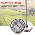 thumbnail image 4 of Long Compost Soil Thermometer - Fast Response Stainless Steel 20 Inch Measuring Probe Fahrenheit and Celsius, 4 of 4