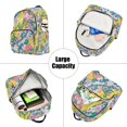 thumbnail image 5 of FORMRS Mini Backpack Purse for Women Quilted Travel Daypack Casual Shoulder Bag, Green Mountains, 5 of 7