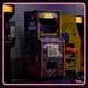 thumbnail image 5 of Mini Arcade Quarterarcades Space Invaders de madera, 43 cm, 5 of 6