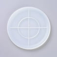 thumbnail image 2 of 1Pc Coaster Flat Round White 198x15mm for UV Resin Epoxy Resin Jewelry Making Craft Supplies DIY, 2 of 2