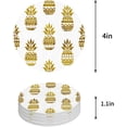 thumbnail image 1 of RYLABLUE Pineapple Set of 8 Round Coaster for Drinks, Absorbent Ceramic Stone Coasters Cup Mat with Cork Base for Home Kitchen Room Coffee Table Bar Decor, 1 of 5