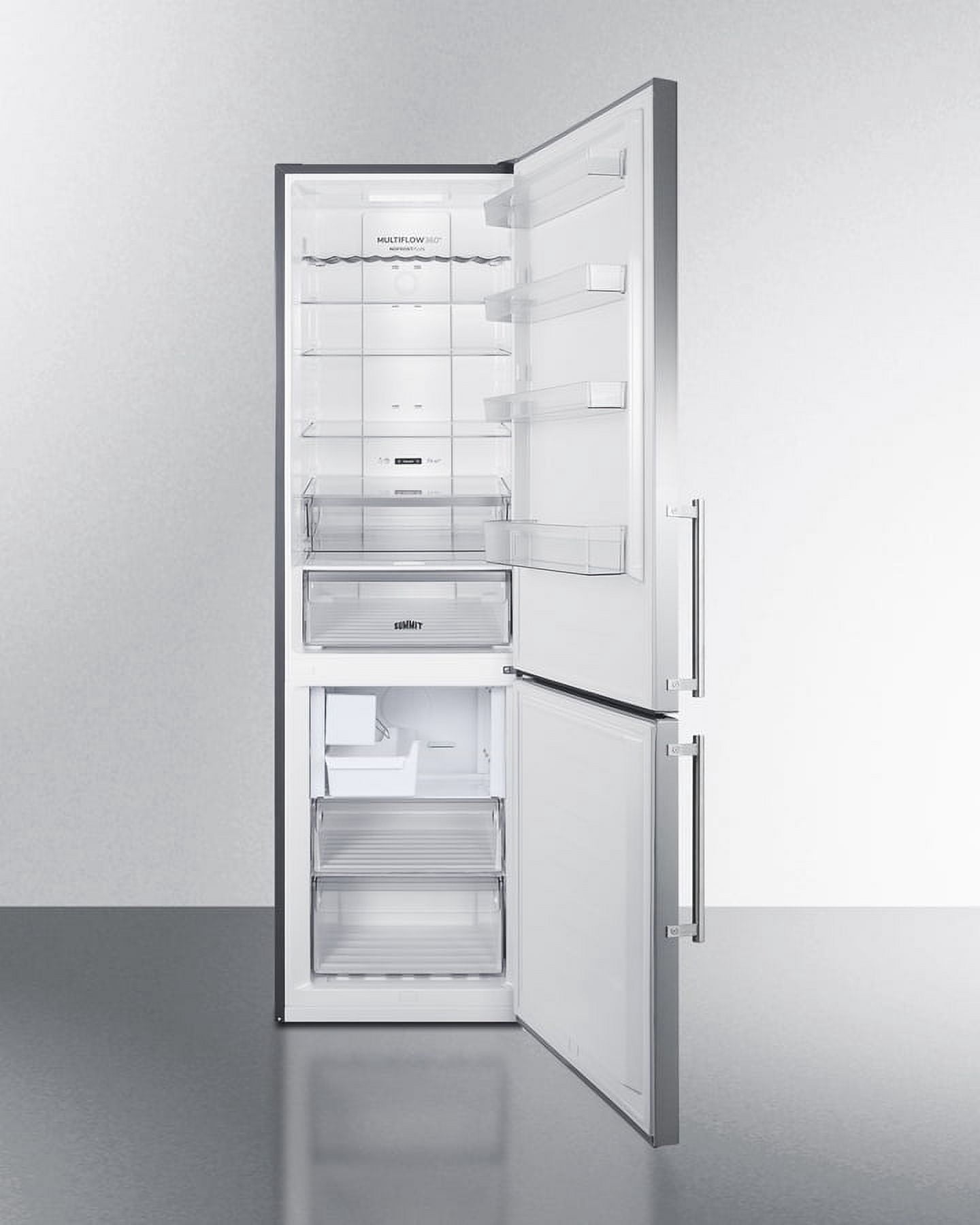 24" Wide Bottom Freezer Refrigerator With Icemaker, RHD