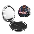 thumbnail image 1 of Qekee Miroir de Maquillage Compact Imprimé Roblox Pliant Mini Miroir de Poche Portable Double Face 2 x 1x pour Femme Filles-Forme Ronde, 1 of 9
