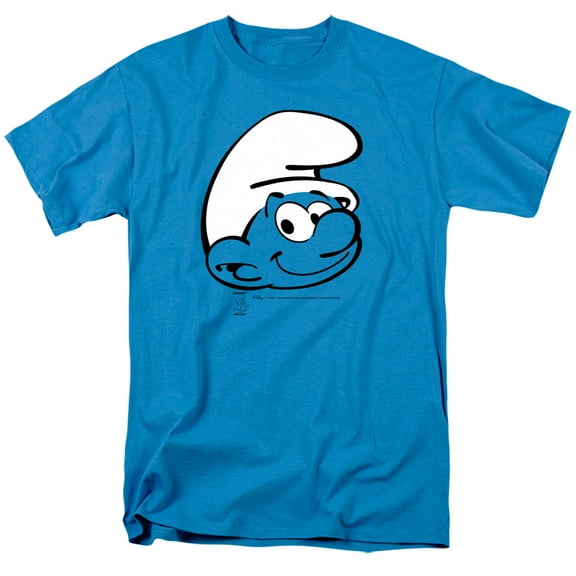 Smurfs Generic Smurf Head Unisex Adult T Shirt