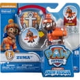 thumbnail image 3 of Paw Patrol Snow Rescue Zuma Action Figure with Transforming Pup Pack and Badge Walmart Exclusive, 3 of 4