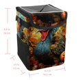 thumbnail image 5 of Turkey Foldable Car Garbage Can with Lid, Leak-proof, Hanging Storage Bag - Trash Can for Car, Mini Trash Can, 5 of 6