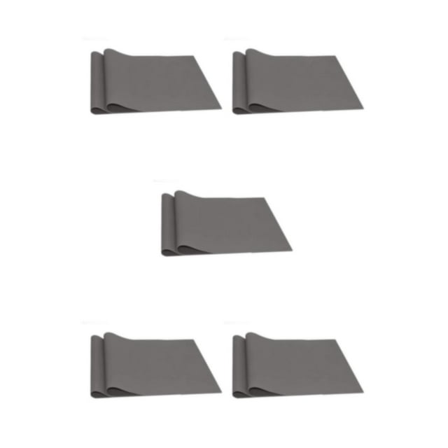 jesticaly 2x Table Scratches And Stains With These Sturdy And Durable Placemats Heat Resistant Table Place Mat dark grey 40*30cm 5Set