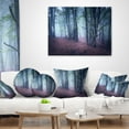 thumbnail image 4 of Designart Mysterious Fairytale Wood - Landscape Photography Throw Pillow - 12x20, 4 of 5