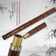 thumbnail image 3 of MBAT Bamboo Flute Instrument D Key Learning Woodwind Instrument, 3 of 5