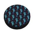 thumbnail image 2 of Kdxio Spare Tire Cover for RV Trailer, Waterproof Wheel Cover,Camper Spare Tire Cover Fit for Rv SUV Truck Travel Trailer -Blue Seahorse, 2 of 8