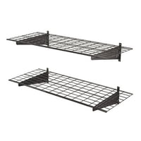 Muscle Rack Heavy-Duty 48" Wall Shelf 2 Pk
