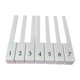 thumbnail image 2 of 7 piezas de tapas de teclas de repuesto para teclado de piano, cubiertas para teclas de teclado de piano, superficie de teclas de material PP. 51 cm, 2 of 9