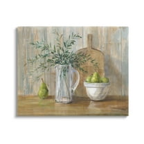 Stupell Industries Rustic Pears Still Life Food & Beverage Painting Gallery Wrapped Canvas Print Wall Art, 48 x 36