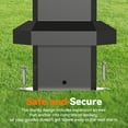thumbnail image 6 of Modern Shade 6' x 8' Hard Top Aluminum Grill Gazebo with Shelves, Hooks, and Galvanized Steel Roof, 6 of 10
