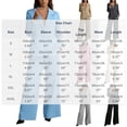 thumbnail image 3 of Purcolt Womens 2 Piece Pant Suit Elegant Casual Lapel Long Sleeve Blazer High Waist Wide Leg Trousers Formal Business Work Office Matching Set, 3 of 9
