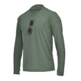 thumbnail image 2 of EHRWE Mens T-Shirts Men's Loose Large Size T Shirt Long Sleeve Crew Neck Elastic Sweat Absorbing Training T Shirt Fashion, 2 of 8