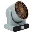 thumbnail image 2 of Ventilador de aire mini de verano, ventilador de escritorio ajustable para salón de uñas en interiores, enchufe europeo de 250 V, verde, 2 of 10